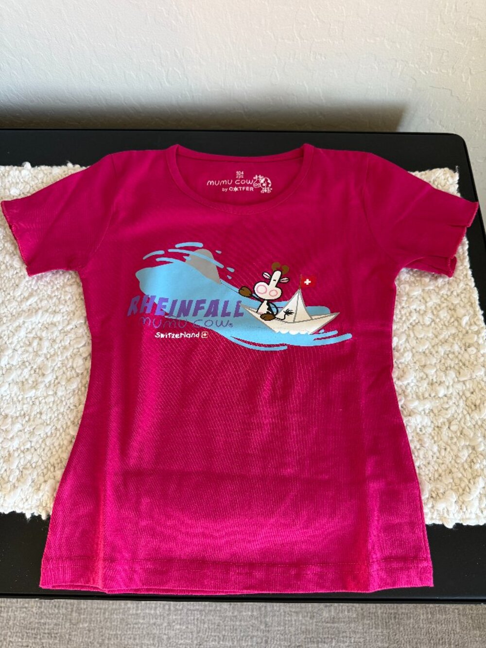 NWOT Mumu Cow Switzerland Toddler Tee - Size 4